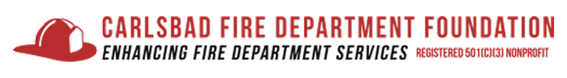 Carlsbad Fire Department Foundation logo and text.